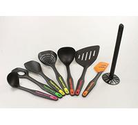 TUPPERWARE Ècumoire+Cuiller à mélange+Service+Louche+Presse+Louchette+Silicone