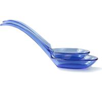 TUPPERWARE Eleganzia Cuillère à soupe chinoise Bouchées (2) bleu Cuillère !NOUVEAU !
