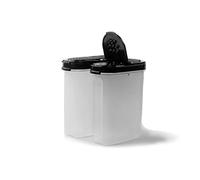 Tupperware Épices géant 270 ml (2) noir condiment récipient à épices grand