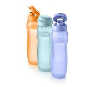 Tupperware Essentials Lot de 3 bouteilles d'eau écologiques génération 2 de 750 ml - Réutilisables et rafraîchissantes - Bouteille d'hydratation - Sans BPA - Anti-fuite - Idéal pour la salle de sport,
