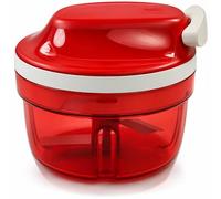 Tupperware Hachoir Manuel SuperSonic Chopper Compact - H 9,3 cm | Mixer, Hacher, Concasser, Broyer, 3 Lames Tranchantes, 288 Coups de Couteau en 15 s, Idéal Famille Maison