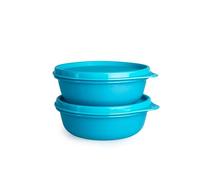 Tupperware Hit-Parade Lot de 2 mini panoramas pour réfrigérateur Bleu pailleté 300 ml (avec 1 x graines biologiques)
