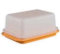 Tupperware Impressions Beurrier Jeune vague Passe au lave-vaisselle et sans BPA Orange transparent 250 g