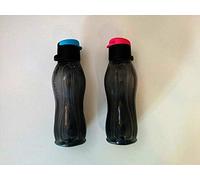 Tupperware Lot de 2 bouteilles à bouchon rabattable Noir 310 ml