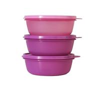 Tupperware Lot de 3 récipients alimentaires pour restes de nourriture (600 ml)