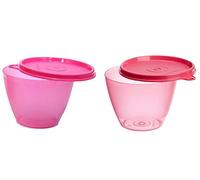 Tupperware Lot de 4 bols multicolores pour réfrigérateur (les couleurs peuvent varier, les couleurs disponibles seront expédiées)