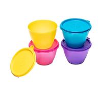 Tupperware Lot de 4 récipients en plastique Multicolore 450 ml