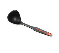 Tupperware Louche Noir Orange 8761 - 1 Pièce - Cuillère en Métal - 28,8 x 10 cm