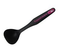 Tupperware Louchette Ergonomique+ Ambidextre Noire - Dosage Sauces Liquides Cuisine - Résistante 200°C Tous Revêtements - Plastique 23,5cm 45ml - Lave-Vaisselle Idéal Famille Cuisine Pratique Maison