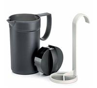 Tupperware Magic Latte Mousseur à Lait Pichet 500 ml - Cappuccino Café Latte Compatible Lave-Vaisselle - Bec Verseur Anti-Goutte Mélangeur Acier - Qualité Professionnelle Idéal Famille