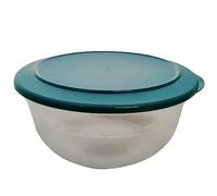 Tupperware Perle de table 3,5 l - Bleu pétrole - Sans bord - Bol de service classique royal