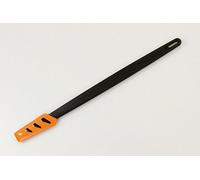 Tupperware Petit Grattoir Spatule à Pâte Noir et Orange - Silicone Souple | Racler les Bols et Récupérer la Pâte sans Perte - Prise en Main Directe - Silicone Souple - Lave-Vaisselle