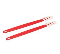 TUPPERWARE Petite spatule supérieure blanche et rouge (2) spatules étroites D78