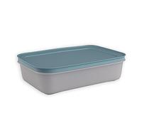 Tupperware Récipient de congélation plat en cristal bleu fumé 1 l