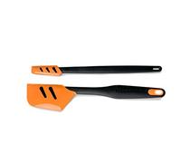 TUPPERWARE Spatule silicone E09 + Spatule Silicone fine E19 orange noir