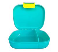 Tupperware to Go 1, 2, 3 Boîte à repas avec séparation de séparation Turquoise jaune école enfants