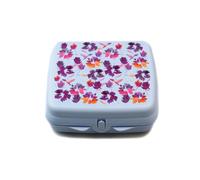TUPPERWARE To Go boîte à sandwich bleue "fleurs" boîte à pain école boîte à goûter