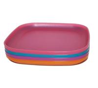 Tupperware To Go EcoEasy Eco Lot de 4 assiettes de pique-nique