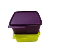 Tupperware Tupin Keep Tab Ensemble de contenants en plastique (1,2 L, chaque couleur) - 2 pièces