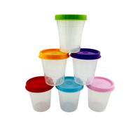 Tupperware Tupper Minis Lot de 6 boîtes de conservation pour midgets Couleurs assorties 60 ml