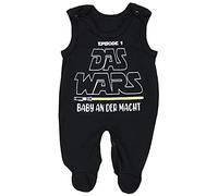 TupTam Barboteuses pour Bébé est dicton I love Mum and Dad, Noir - DAS WARS, 68