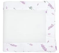 TupTam Barreaux Protection Filet Tour de Lit Bébé Mesh 3D Pack de 2 pièces, Fleurs Roses, env. 128 x 30 cm (pour lit d'enfant 140x70)