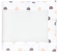 TupTam Barreaux Protection Filet Tour de Lit Bébé Mesh 3D Pack de 2 pièces, Points Pastel, env. 128 x 30 cm (pour lit d'enfant 140x70)