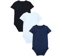 TupTam Body Bébé 3 Pack Coton Doux 0-3 Mois Garçon Fille Manches Courtes