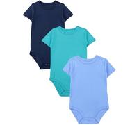 TupTam Body Bébé 3 Pack Coton Doux 0-3 Mois Garçon Fille Manches Courtes