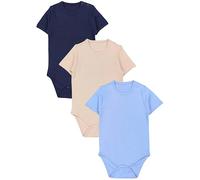 TupTam Body Bébé 3 Pack Coton Doux 0-3 Mois Garçon Fille Manches Courtes