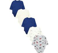 TupTam Body Bébé - Lot de 5 Bodies Bébé 0-3 Mois, Body Bébé Garçon à Boutons Pression, 100% Coton
