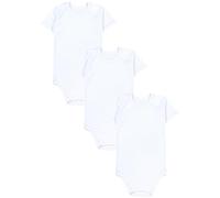 TupTam Body Bébé - Pack de 3 en Coton Doux, 0-3 Mois, Garçon ou Fille Unisexe, Blanc, 116