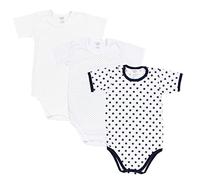 TupTam Body Bébé - Pack de 3 en Coton Doux, 0-3 Mois, Garçon ou Fille Unisexe, Mix de Couleurs 2, 128