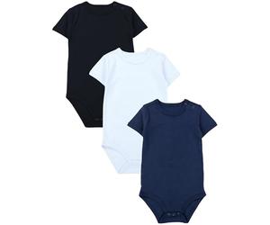 TupTam Body Bébé - Pack de 3 en Coton Doux, 0-3 Mois, Garçon ou Fille Unisexe, Mix de Couleurs 3, 104