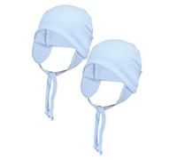 TupTam Bonnet pour Bébé avec Cache-Oreilles, Bleu, 50-56