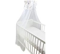 TupTam Ciel de Lit pour Bébé avec Un Nœud Transparente, Safari, env. 170x240 cm