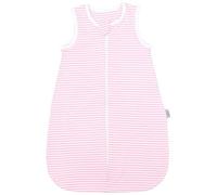 TupTam Couverture Bébé Été 0.5 TOG Coton OEKO-TEX Unisexe Légère Douce, Rayé Rose a, 74-80