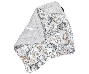 TupTam Couverture Enveloppante pour Siège Auto pour Bébé, Safari/Gris, Taille Unique