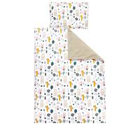 TupTam Ensemble de Linge de Lit pour Enfants 2 Pièces, Forêt Animaux, 120x90 cm