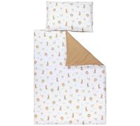 TupTam Ensemble de Linge de Lit pour Enfants 2 Pièces, Safari sucré/Brun Cacao, 120x90 cm