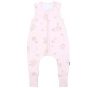 TupTam Gigoteuse à Pied - Turbulette Bébé Été Légère 0.5 TOG, Coton OEKO-TEX, Fleurs de papillon roses, 80-86