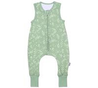 TupTam Gigoteuse à Pied - Turbulette Bébé Été Légère 0.5 TOG, Coton OEKO-TEX, Libellules_Sage, 92-98