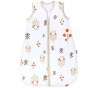 TupTam Gigoteuse Bébé 2.5 TOG Toutes Saisons - Turbulette Coton OEKO-TEX, Ours/Arbres, 92-98