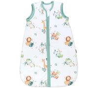 TupTam Gigoteuse Bébé 2.5 TOG Toutes Saisons - Turbulette Coton OEKO-TEX, Safari (lion, girafe, éléphant), 80-86