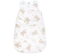 TupTam Gigoteuse Bébé 2.5 TOG - Turbulette Toutes Saisons Sans Manches avec Fermeture Éclair Latérale, Ours sur les nuages et les arcs-en-ciel, 68-74