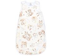 TupTam Gigoteuse Bébé 2.5 TOG - Turbulette Toutes Saisons Sans Manches avec Fermeture Éclair Latérale, Beige Animaux sur nuages/Beige, 68-74