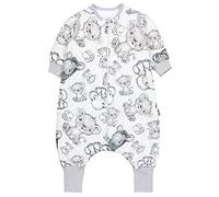 TupTam Gigoteuse Bébé avec Pieds et Manches, certifiée OEKO-TEX, Gigoteuse d'hiver 2,5 TOG, Unisexe, Safari Beige, 92-98