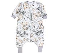 TupTam Gigoteuse Bébé avec Pieds et Manches, certifiée OEKO-TEX, Gigoteuse d'hiver 2,5 TOG, Unisexe, Safari, 92-98