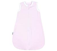 TupTam Gigoteuse Bébé Été - Turbulette Coton 0.5 TOG, Respirante et Légère, Certifiée OEKO-TEX, Rayé Rose, 62-68