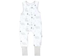 TupTam Gigoteuse Bébé Hiver avec Pieds, certifiée OEKO-TEX, 2,5 TOG, Unisexe, Dessin d'ours polaire avec pied retournable, 68-74